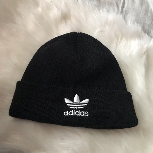 adidas Accessories - Adidas originals black embroidered beanie hat cap